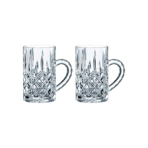 Teeglas NACHTMANN "Teegläser Noblesse 250 ml 2er Set transparent", bunt (transparent), Glas, Trinkgefäße, Teeglas