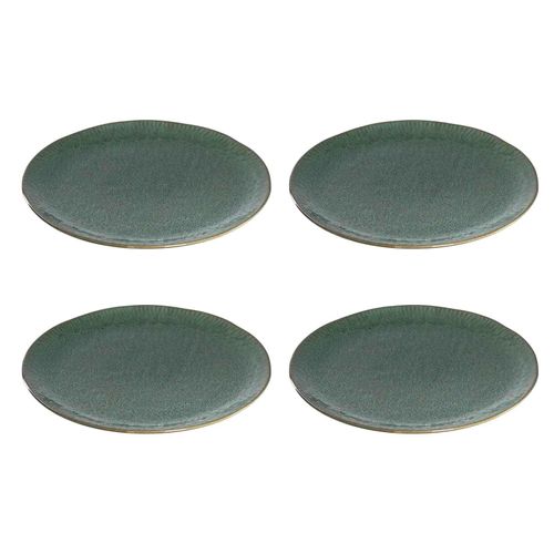 Pizzateller LEONARDO "Pizzateller Matera ø 32.0 cm 4er Set", grün, Speiseteller