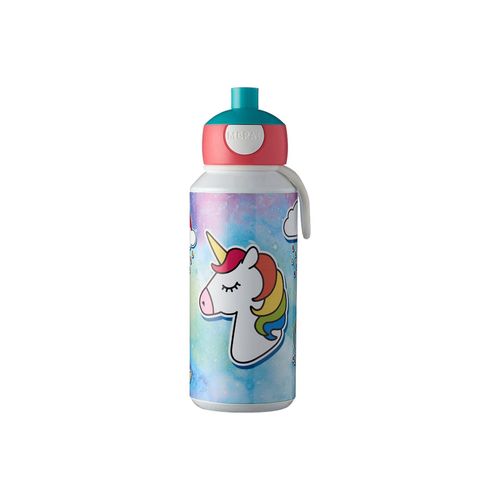 Trinkflasche MEPAL "Trinkflasche Campus 400 ml", bunt (einhorn), 400ml, Trinkflaschen, Trinkflasche