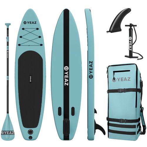 Inflatable SUP-Board YEAZ "SUP Board und Kit BAIA - EXOTRACE PRO - SET", blau, Wassersportboards