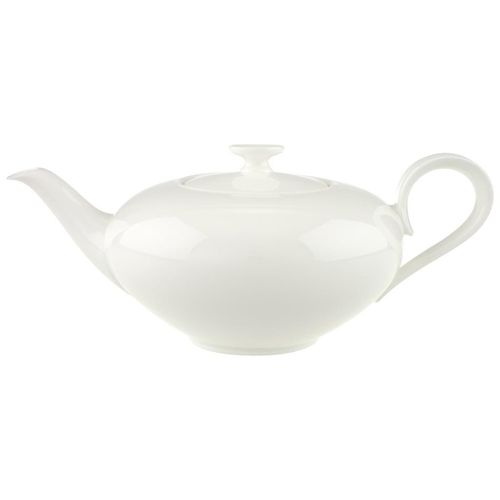Teekanne VILLEROY & BOCH "Teekanne Anmut 1 l weiß", weiß, Kannen