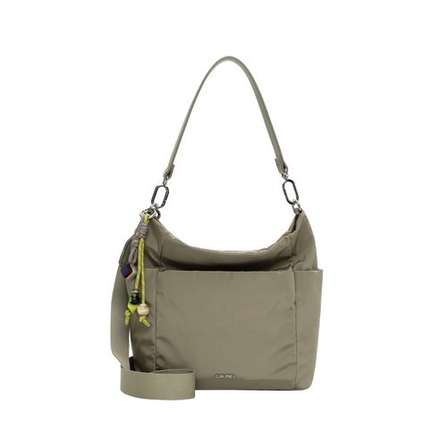 Beuteltasche SURI FREY "Beutel SFY Sissy", Damen, Gr. B/H/T: 35cm x 28cm x 13cm 0, grün (khaki 910), Polyester, Taschen Beuteltasche
