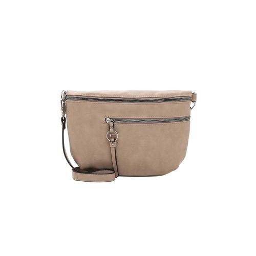 Gürteltasche TAMARIS "Gürteltasche TAS Nele", Damen, Gr. B/H/T: 23cm x 20cm x 7cm 0, beige (taupe 900), Polyester, Taschen Gürteltasche