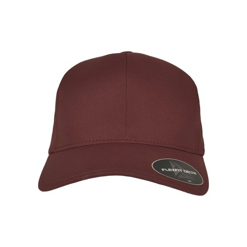 Flex Cap FLEXFIT "Flexfit Unisex Flexfit Delta", Gr. L/XL, maroon, 92% Polyester, 8% Elasthan, unifarben, Caps