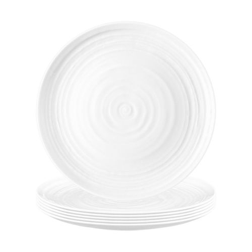 Speiseteller SELTMANN WEIDEN "Speiseteller Terra ø 27,5 cm 6er Set", weiß, L:27,8cm, Speiseteller, Speiseteller