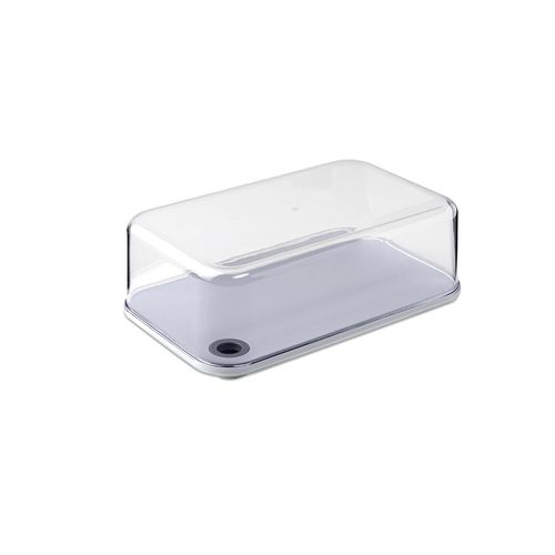 Frischhaltedose MEPAL "Servierbox Modula 2800 ml grau", grau, Lebensmittelaufbewahrungsbehälter, Frischhaltedose