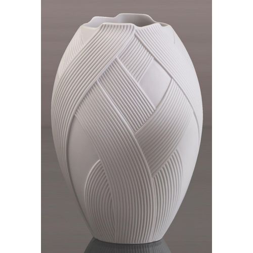 Dekovase KAISER PORZELLAN "Hacienda 2", weiß, B:15cm H:22,5cm T:15cm, Porzellan, Vasen