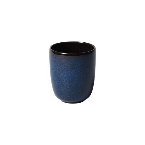 Becher "Becher ohne Henkel Lave 400 ml", blau (bleu), 1 tlg., Steingut, LIKE. BY VILLEROY & BOCH, Trinkgefäße, Becher