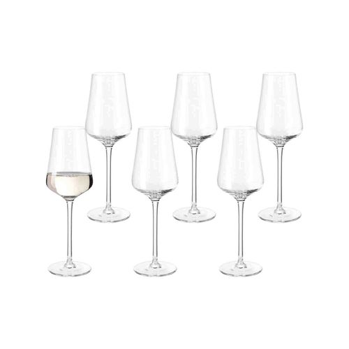 Aperitifglas LEONARDO "Aperitifgläser Puccini 220 ml 6er Set transparent", bunt (transparent), Glas, Trinkgefäße