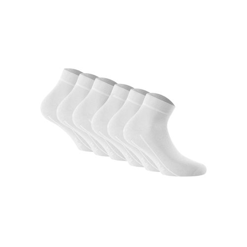 Sneakersocken ROHNER SOCKS "Socken Sneaker Plus 3er Pack 6er Pack", Herren, Gr. 35-38, weiß, Obermaterial: 75% Baumwolle CO. 23% Polyamid PA. 2% Elasthan EL., Socken Sneakersocken