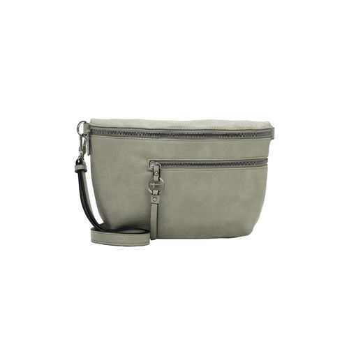 Gürteltasche TAMARIS "Gürteltasche TAS Nele", Damen, Gr. B/H/T: 23cm x 20cm x 7cm 0, grün (sage 970), Polyurethan, Taschen Gürteltasche