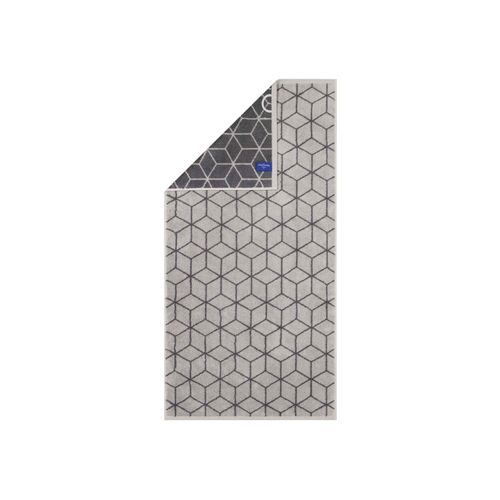Handtuch VILLEROY & BOCH "Handtuch Handtuch Carré 1er Pack" Gr. M, grau, B:50cm, Obermaterial: 100% Baumwolle CO., Handtücher
