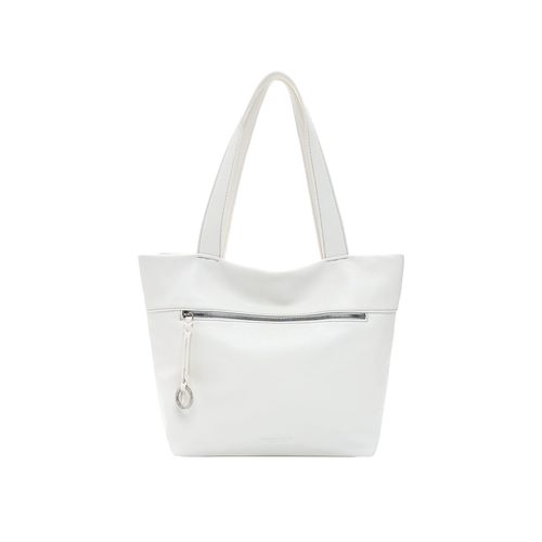 Shopper SURI FREY "Shopper SFY Debby", Damen, Gr. B/H/T: 44cm x 32cm x 14cm 0, weiß (weiß 300), PVC, Taschen Shopper