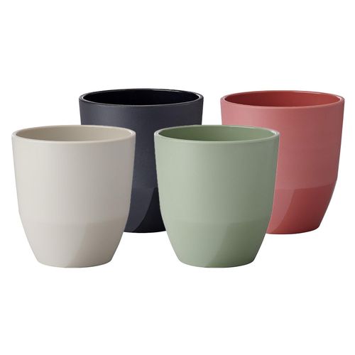 Becher MEPAL "Becher Silueta 200 ml 4er Set", bunt, 4 tlg., Kunststoff, Trinkgefäße, Becher