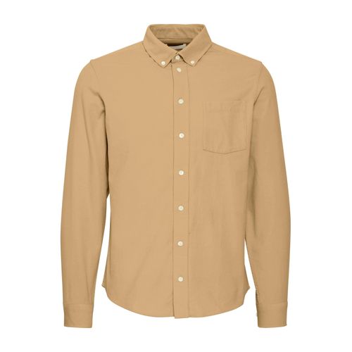 Langarmhemd CASUAL FRIDAY "Langarmhemd CFAton", Herren, Gr. XL, N-Gr, braun (kelp), Obermaterial: 100% Baumwolle CO., Hemden