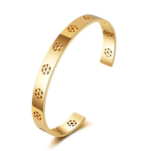 Armreif AILORIA "Armreif AILORIA", gold, Armbänder, Damen, Edelstahl, Armreif