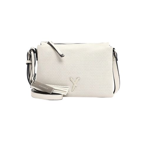 Umhängetasche SURI FREY "Umhängetasche SFY Romy", Damen, Gr. B/H/T: 21cm x 17cm x 8cm 0, weiß (ecru 320), PVC, Taschen Umhängetasche