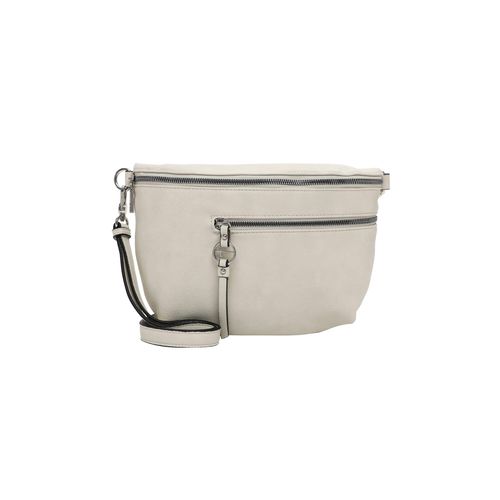 Gürteltasche TAMARIS "Gürteltasche TAS Nele", Damen, Gr. B/H/T: 23cm x 20cm x 7cm 0, weiß (ecru 320), Polyester, Taschen Gürteltasche