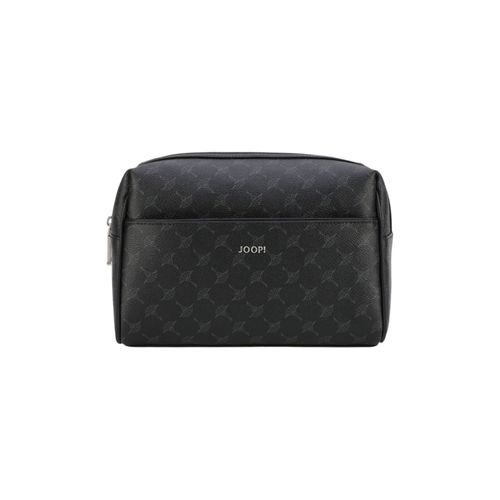 Kosmetiktasche JOOP "Kosmetiktasche Cortina 1.0 Erina Washbag mhz", Damen, Gr. B/H/T: 25cm x 17cm x 12cm 0, schwarz, Obermaterial: 100% Synthetik synthetic., Taschen Kosmetiktasche