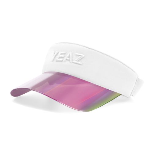 Visor YEAZ "Solar Visor ESCAPADE", Herren, weiß, Obermaterial: 85% Nylon NY. 15% Elasthan EL., Caps Visor