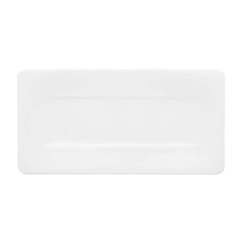 Servierplatte VILLEROY & BOCH "Servierteller Modern Grace 35 x 18 cm weiß", weiß, L:34,7cm, Porzellan, Servierplatten, Servierplatte