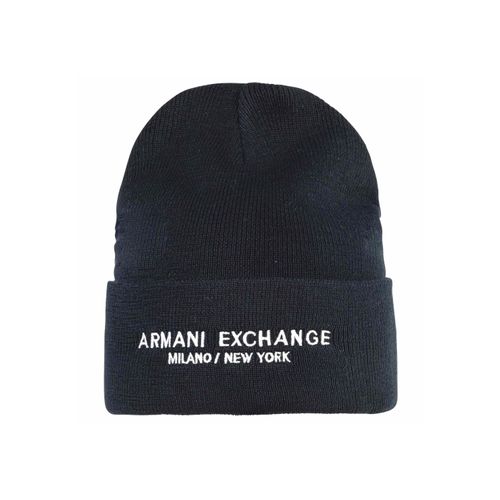 Beanie ARMANI EXCHANGE "Mütze Cappello Beanie", Herren, blau (marine), Mützen Beanie