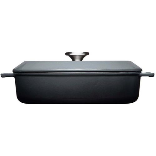Kasserolle WOLL "Iron", grau, H:7cm Ø:28cm, Töpfe, Kasserolle, Ø 28 cm, Induktion
