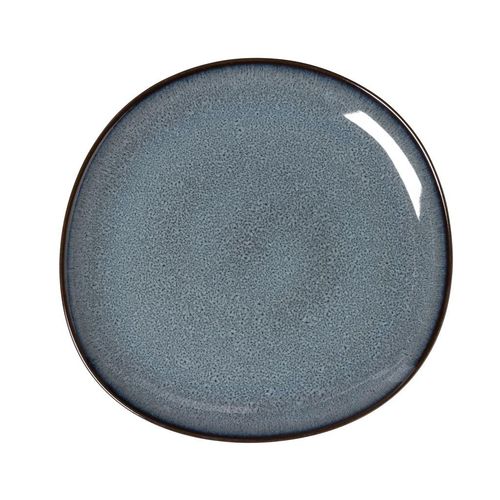 Servierplatte "Servierplatte Lave ø 32 cm", grau (gris), Steingut, LIKE. BY VILLEROY & BOCH, Servierplatten, Servierplatte