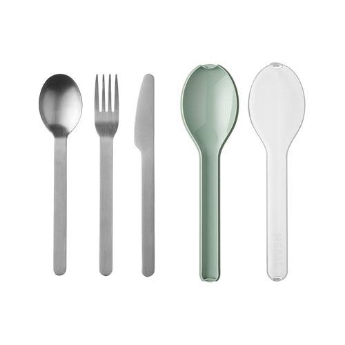 Besteck-Set MEPAL "Besteck-Set Ellipse", grün (nordic sage), Essbesteck-Sets