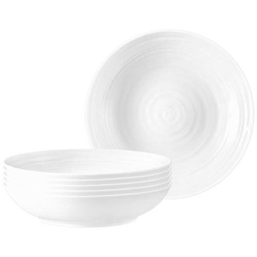 Suppenteller SELTMANN WEIDEN "Suppenteller Terra ø 21,2 cm 6er Set", weiß, L:21,2cm, Speiseteller