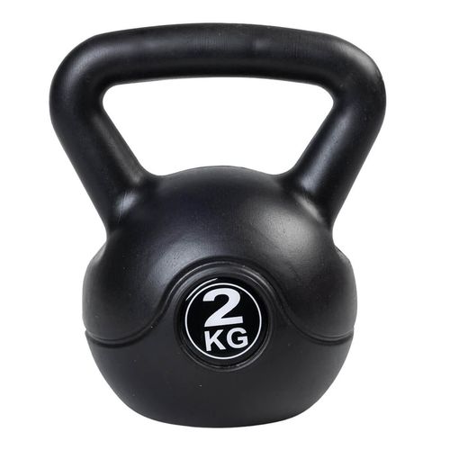 Kettlebell CHRISTOPEIT SPORT "ASG Kettlebell 2 kg", schwarz, Hanteln, 2 kg