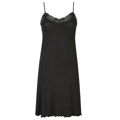 Negligé NINA VON C. "Negligé Romance", Damen, Gr. 46, N-Gr, schwarz, Obermaterial: 95% Modal CMD. 5% Elasthan EL., Kleider Negligé