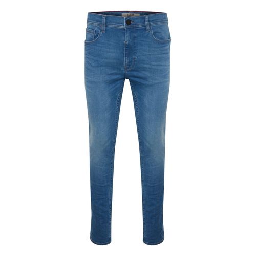 5-Pocket-Jeans BLEND "5-Pocket-Jeans BHJet", Herren, Gr. 30, Länge 32, blau (denim middle blau), Obermaterial: 91% Baumwolle CO. 7% Polyester PES. 2% Elasthan EL., Hosen 5-Pocket-Jeans
