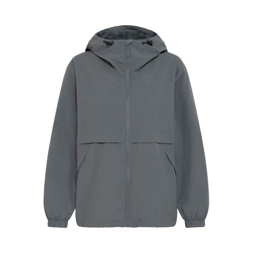 Windbreaker OXMO "Windbreaker OXVisam", Damen, Gr. L, grau (iron gate), Obermaterial: 100% Nylon NY., Jacken Windbreaker