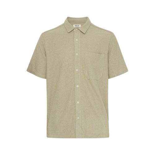 Kurzarmshirt SOLID "Kurzarmhemd SDOSVALD", Herren, Gr. M, grün (laurel oak), Obermaterial: 84% Baumwolle CO. 16% Polyester PES., Hemden