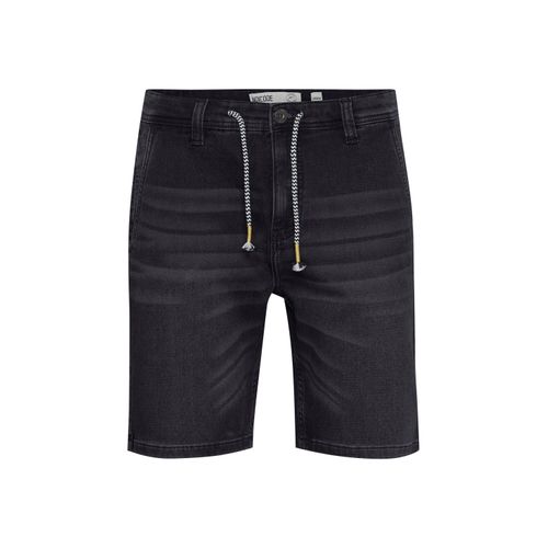 Jeansshorts INDICODE "Jeansshorts IDGodo", Herren, Gr. M, N-Gr, schwarz (vintage schwarz), Obermaterial: 80% Baumwolle CO. 18% Polyester PES. 2% Elasthan EL., Jeans Jeansshorts