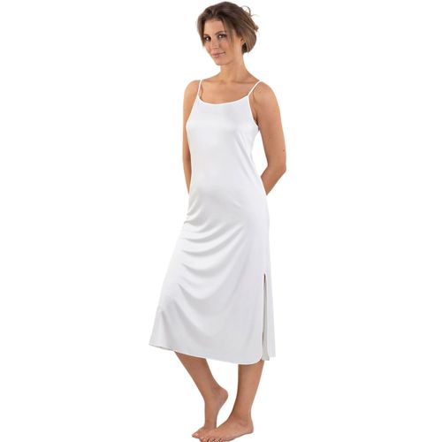 Negligé NINA VON C. "Negligé Elegance", Damen, Gr. 50, N-Gr, weiß, Obermaterial: 81% Viskose CV. 19% Polyester PES., Kleider Negligé