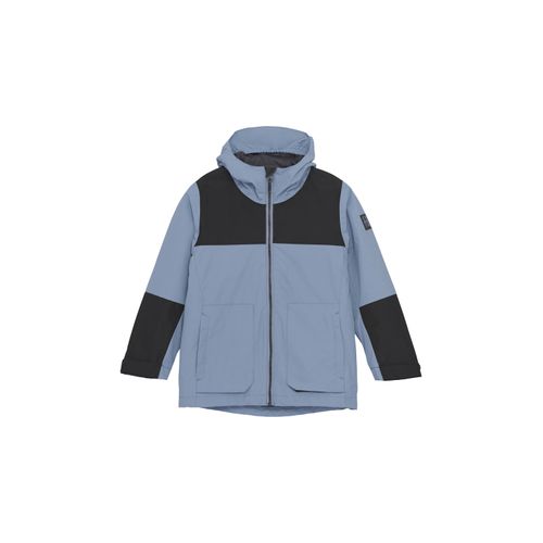 Outdoorjacke COLOR KIDS "Outdoorjacke COJr. Jacket - Colorblock", Kinder, Gr. 122, blau (faded denim), Obermaterial: 100% Polyester PES., Jacken Outdoorjacke