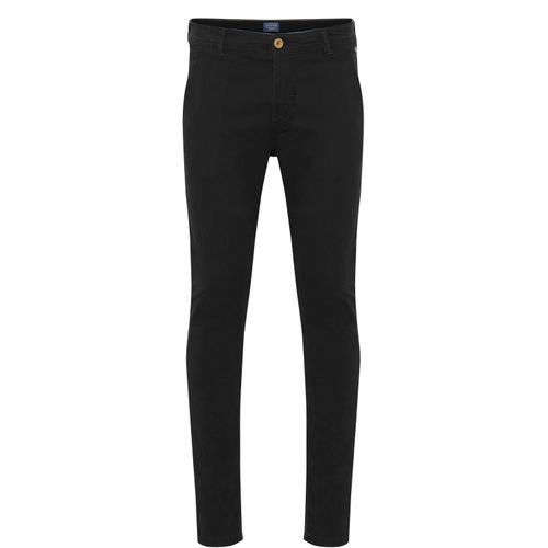 Chinohose BLEND "Chinohose BHNatan", Herren, Gr. 33, Länge 34, schwarz, Obermaterial: 98% Baumwolle CO. 2% Elasthan EL., Hosen Chinohose