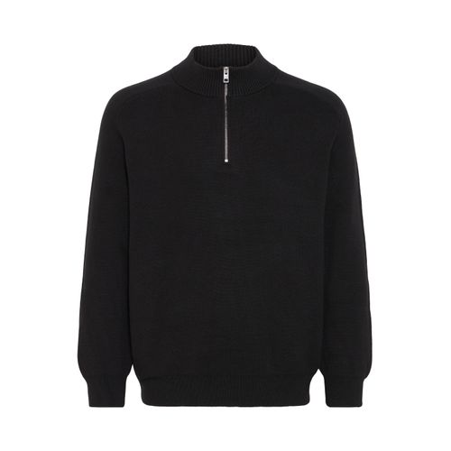 Troyer SOLID "Troyer SDSylvester", Herren, Gr. S, schwarz (true schwarz), Obermaterial: 100% Baumwolle CO., Pullover Troyer