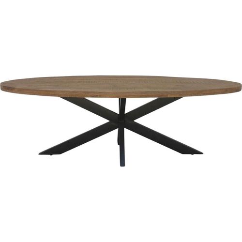 Esstisch Sturdy Oval 180cm aus Mangoholz - Hellbraun