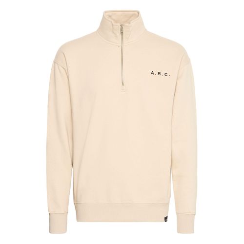 Troyer SOLID "Troyer SDHann", Herren, Gr. M, beige (oatmeal), Obermaterial: 60% Baumwolle CO. 40% Polyester PES., Pullover Troyer