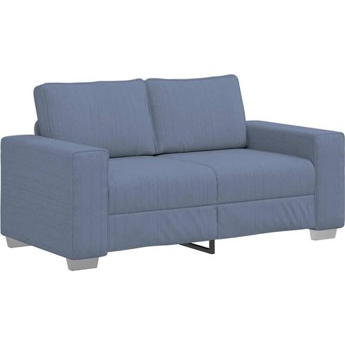 SYFAX™ Zweisitzer-Sofa Blau 160x77x82 cm Cordstoff
