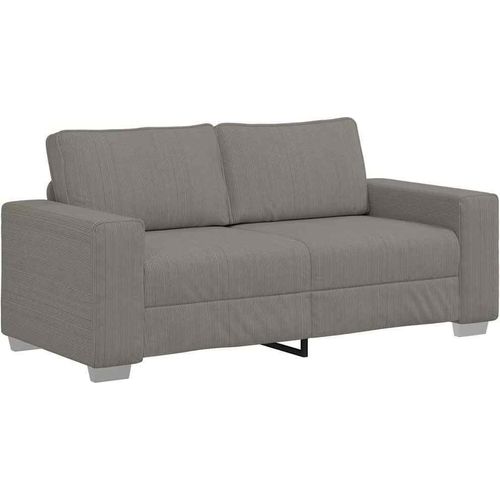 SYFAX™ Zweisitzer-Sofa Hellgrau 180x77x82 cm Cordstoff