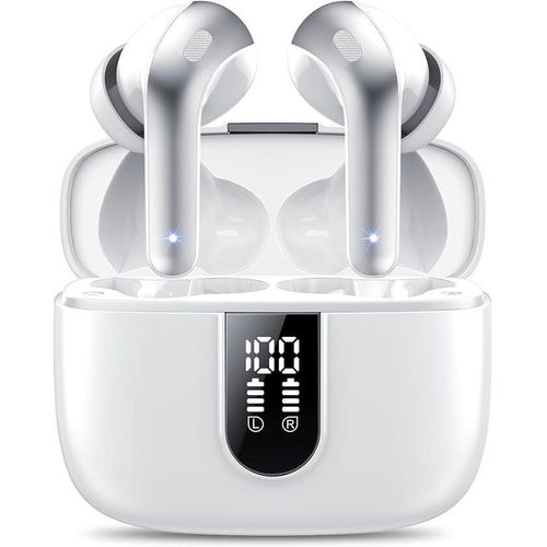 In-Ear-Kopfhörer Bluetooth 5.3 mit 50H Tiefer Bass,Kabelloser Komfort mit neuester Bluetooth-Technologie Ergonomisches Design & einfache Bedienung