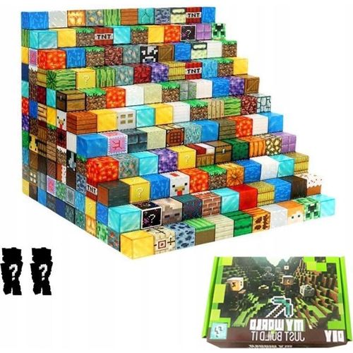 Minecraft Magnetische Bauklötze 100-tlg Set