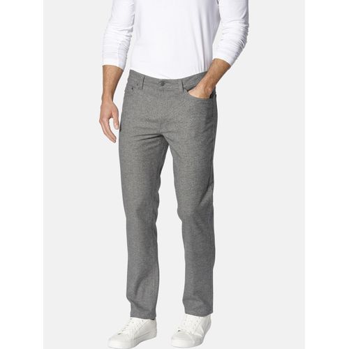 5-Pocket-Hose BABISTA "Hose STELLOTELLI", Herren, Gr. 58, N-Gr, grau (grau gemustert), Obermaterial: 97% Baumwolle CO. 3% Elasthan EL., regular fit, Hosen 5-Pocket-Hose