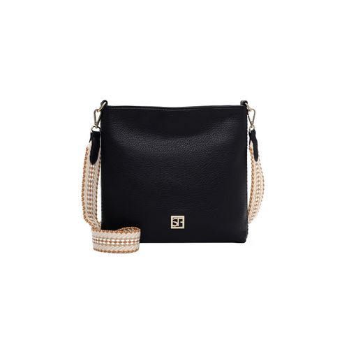 Umhängetasche SURI FREY "Umhängetasche SFY Amey", Damen, Gr. B/H/T: 27cm x 26cm x 5cm 0, blau (blau 500), Polyester, Taschen Umhängetasche