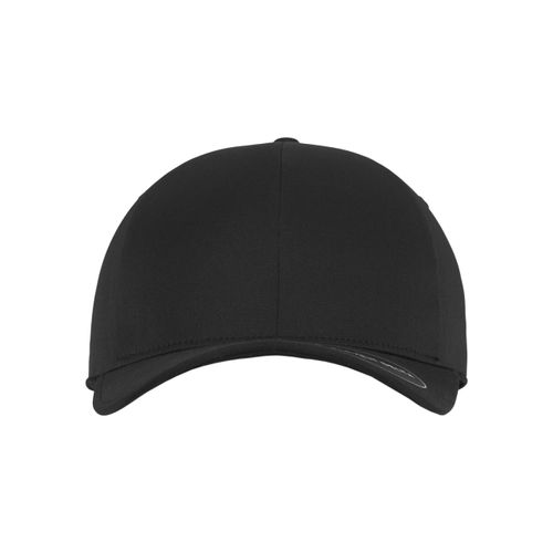 Flex Cap FLEXFIT "Flexfit Unisex Flexfit Delta", Gr. S/M, schwarz, 92% Polyester, 8% Elasthan, unifarben, Caps