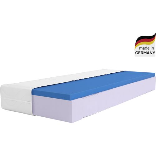 Komfortschaummatratze ÄLGDRÖM "NEUHEIT, PREMIUM Lasse, Matratze 90x200 cm & weitere Größen", weiß, B:180cm H:28cm L:200cm, Bezug: 60% Polyester, 40% Lyocell (TENCEL™). Steppfüllung: 100% Polyester, Matratzen, Komfortschaummatratze, Wendematratzen H2-H4, ergonomisch, atmungsaktiv, langlebige Qualität